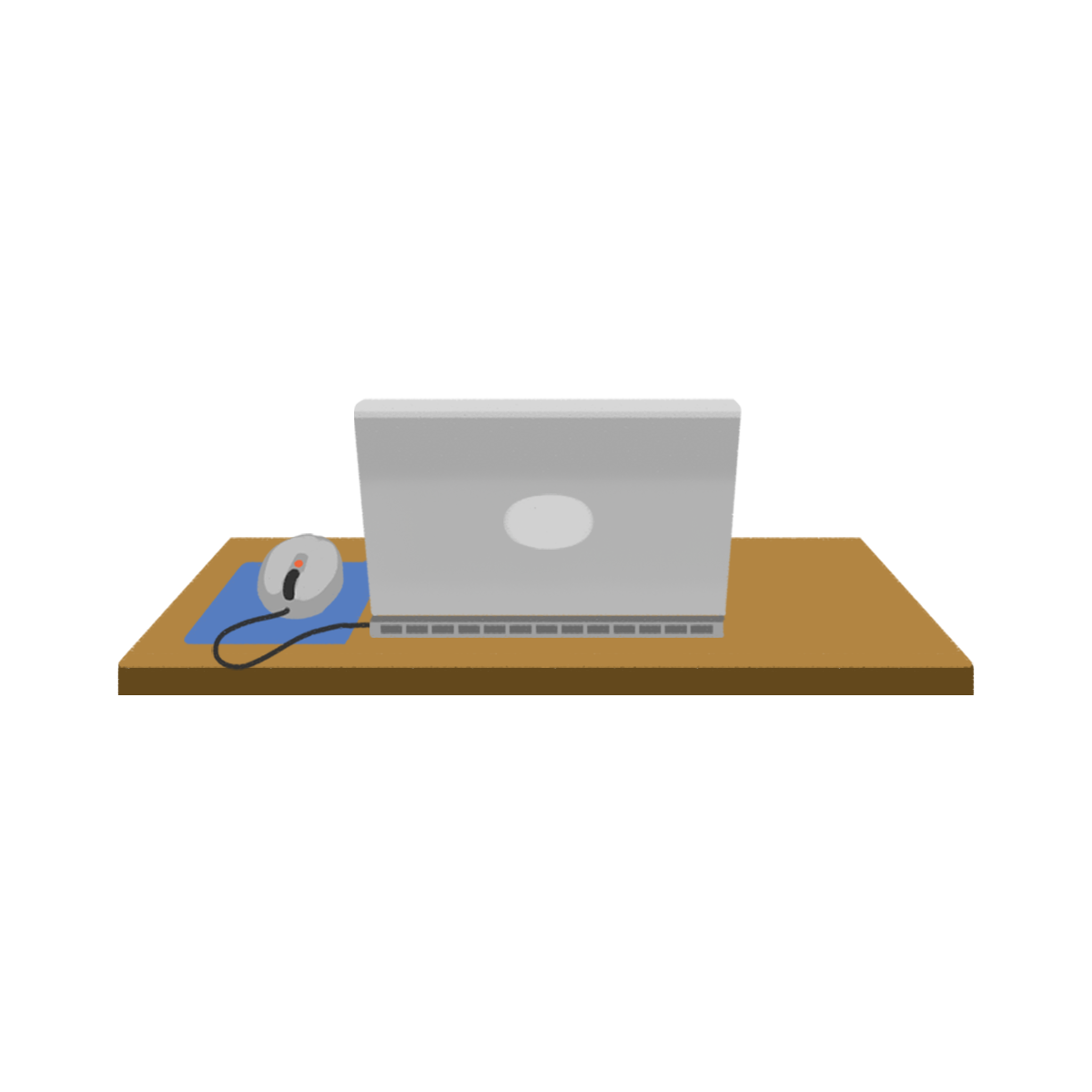 机とノートパソコンのイラスト エコのモト