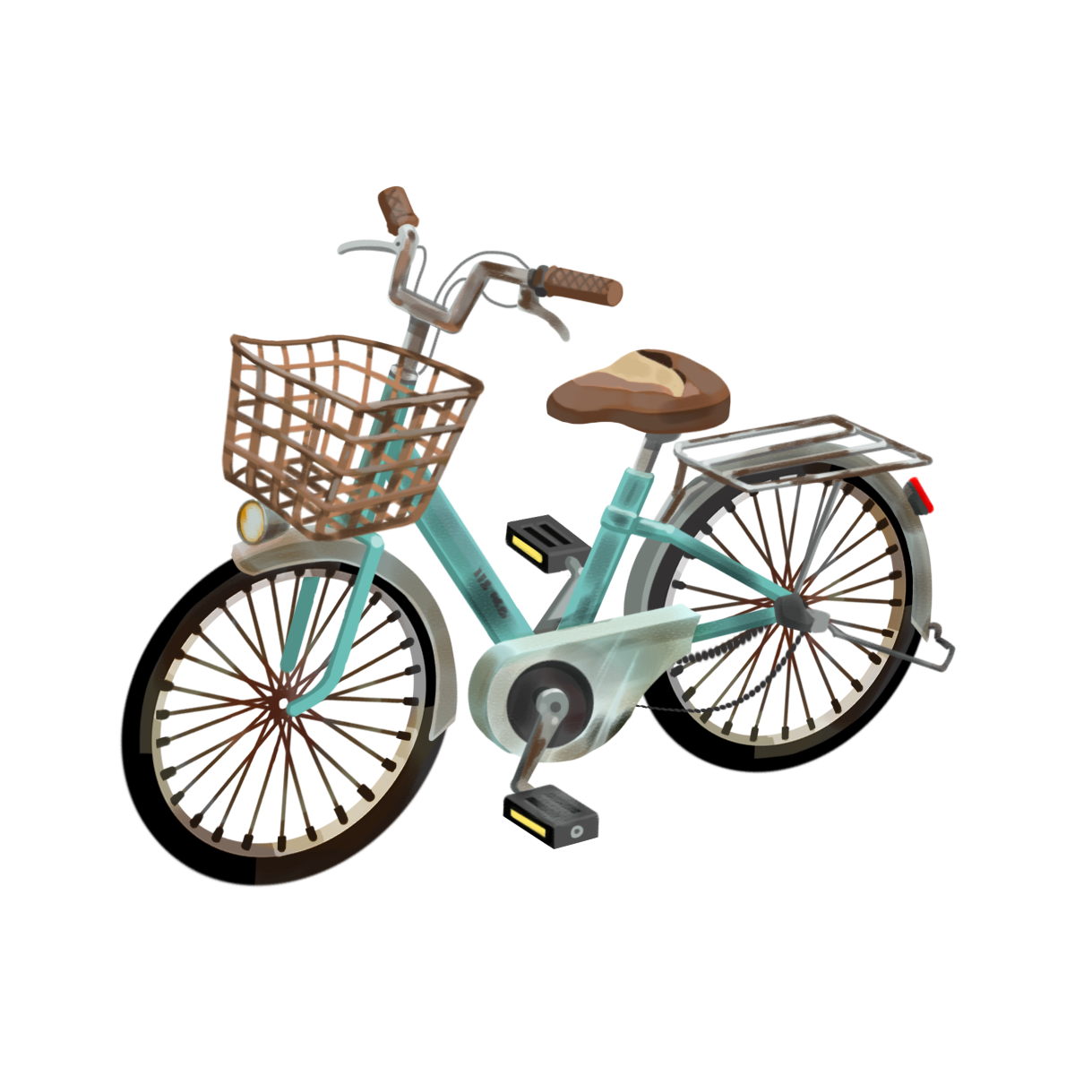 壊れた自転車のイラスト エコのモト