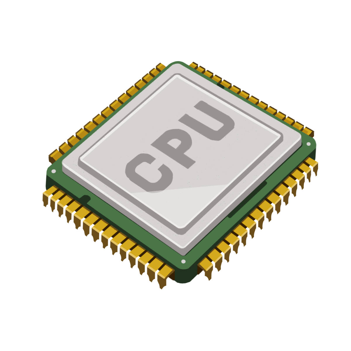 CPUの商用フリーな無料イラスト 新品・きれい