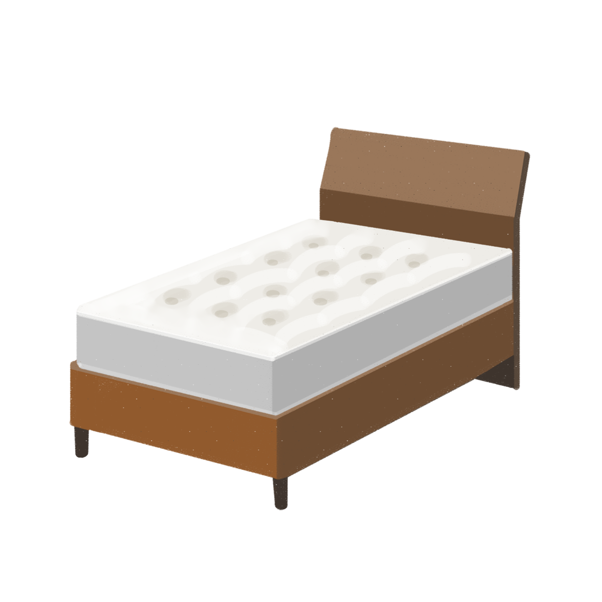 きれいなベッドのイラスト エコのモト