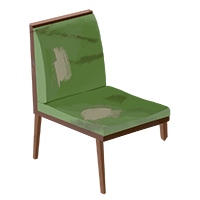 壊れた椅子（イス）の商用フリーな無料イラスト 新品・きれい
