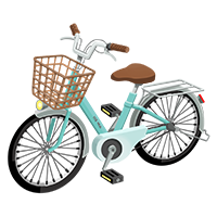 自転車の商用フリーな無料イラスト