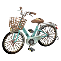 壊れた自転車の商用フリーな無料イラスト