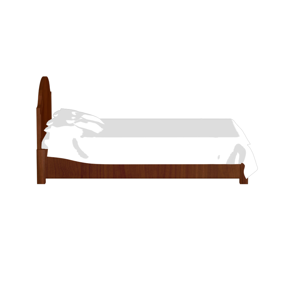 木製ベッドのイラスト エコのモト