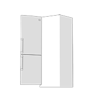 冷蔵庫01の商用フリーな無料イラスト 