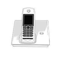 電話の商用フリーな無料イラスト 