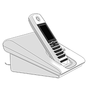 電話の商用フリーな無料イラスト 