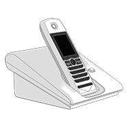 電話の商用フリーな無料イラスト 