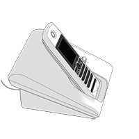 電話の商用フリーな無料イラスト 