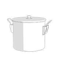 鍋の商用フリーな無料イラスト 